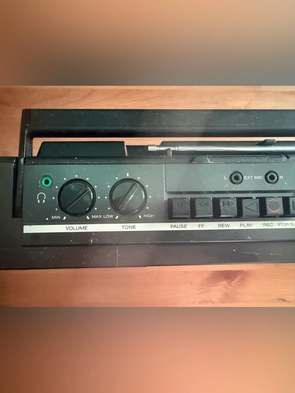 Vintage- Sony CFS-W30S Dual Cassette Boombox Player Recorder Stereo Radio AS-IS